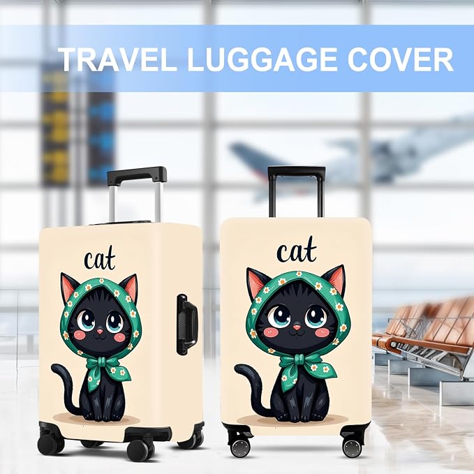 Luggage Cover Washable Suitcase Protector Anti-Scratch, Stretchable Fit - Image 5