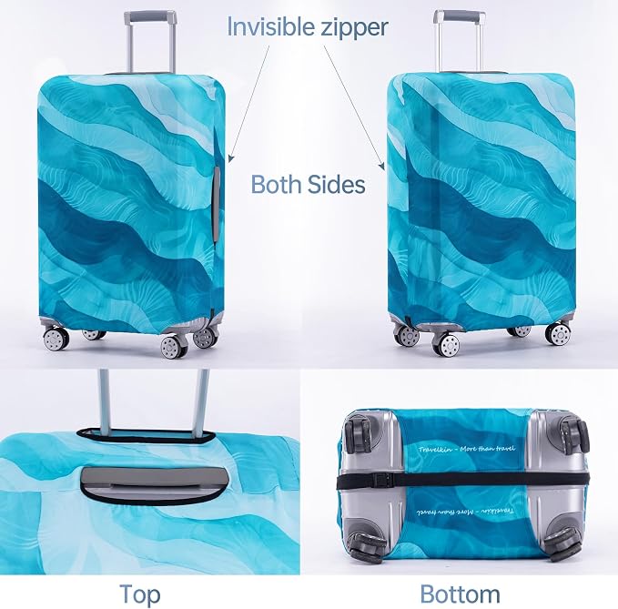 Travelkin Luggage Covers For Suitcase Tsa Approved, Suitcase Cover Protector - Image 2