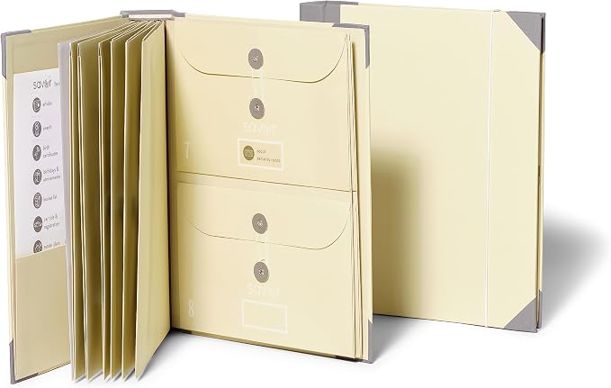 Savor | 2025 Edition The Folio™ Document Organizer | Custom Dyed Cloth-Bound by Savor