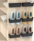 Wall Mounted Shoes Rack 6Pack by Yocice
