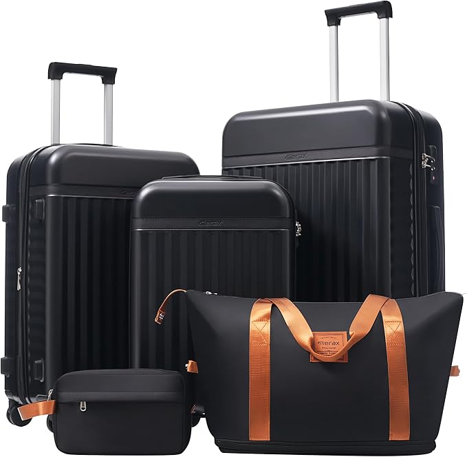 Merax Luggage Sets, Durable Hardshell 3 Piece Suitcase by Merax