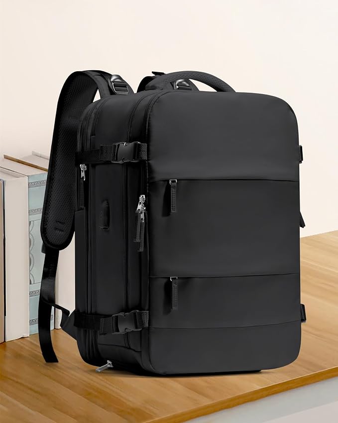 coowoz Large Travel Backpack For Women Men, Carry On Backpack, Hiking Backpack - Image 2