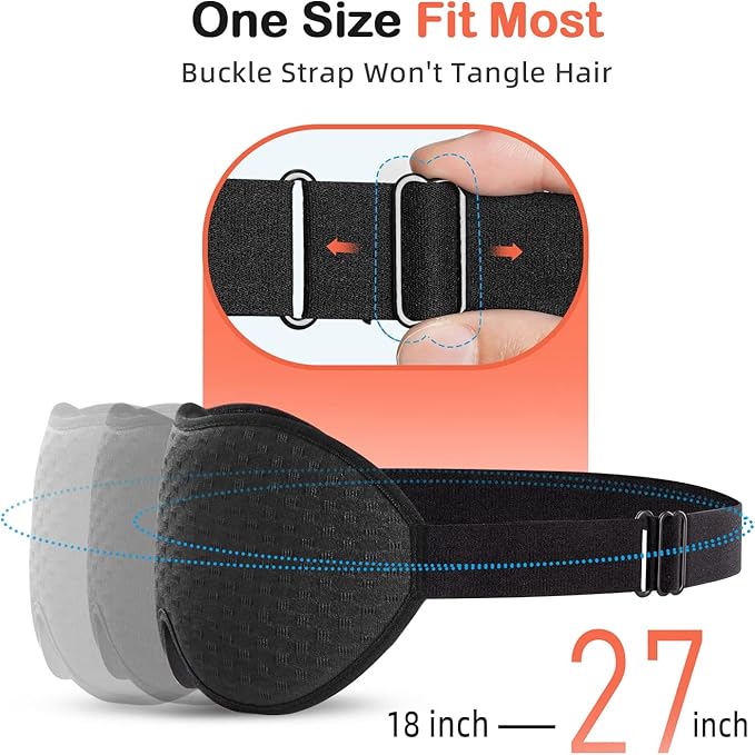 INNELO 3D Contoured Sleep Mask for Side Sleepers - Image 6
