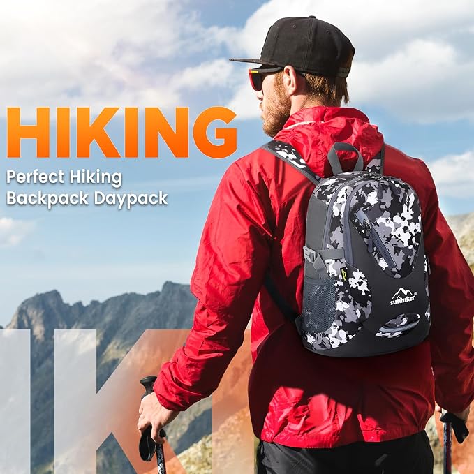 sunhiker Small Cycling Hiking Backpack Water Resistant Travel Backpack - Image 6