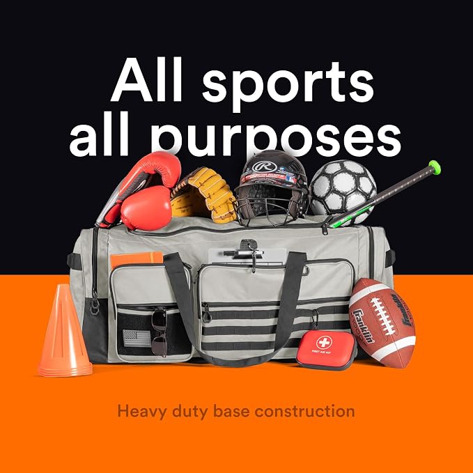 Fitdom 130L 36" Heavy Duty Extra Large Sports Gym Equipment Travel Duffle Bag - Image 3