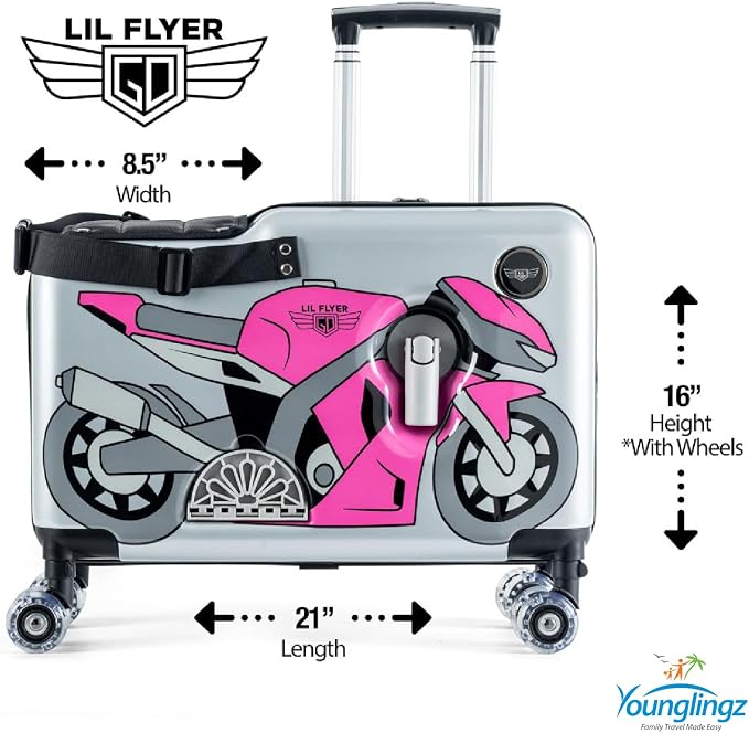 Younglingz LIL FLYER GO Version 2 Ride On Suitcase - Image 7