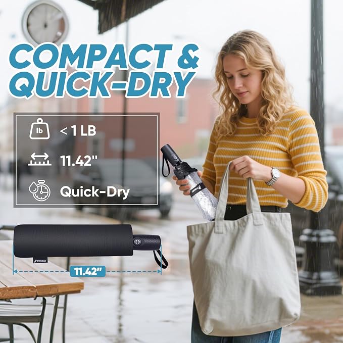 PTEROMY Windproof Compact Travel Umbrellas - Image 4