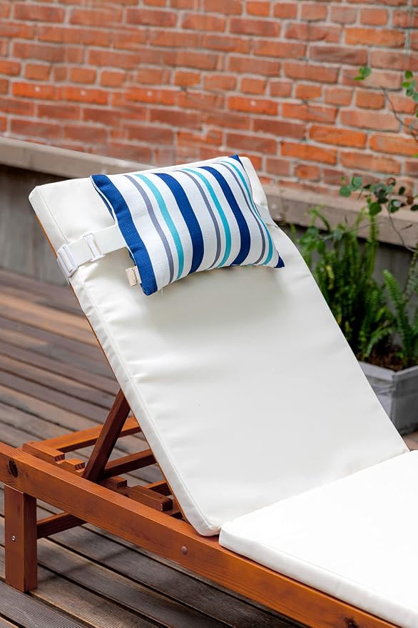 Chaise Lounge Head Resting Pillows, Beach Chair, Office Chair Neck or Lumbar - Image 2