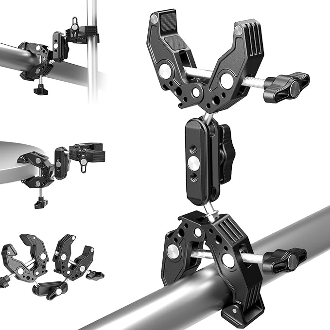 NEEWER Double Super Clamp Camera Mount by Neewer