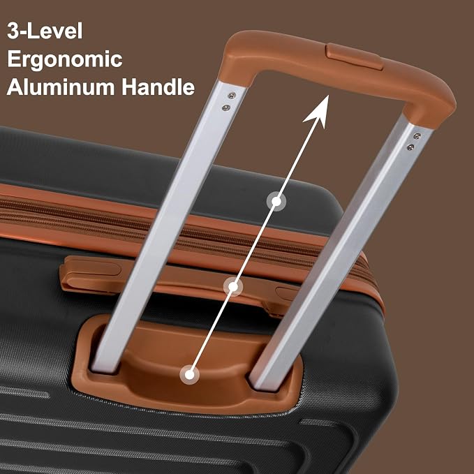 Romswi Luggage Sets 2 Piece, Expandable Carry On Luggage 20In - Image 8