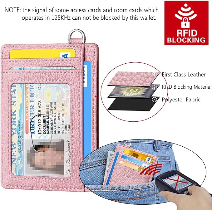 FurArt Slim Minimalist Wallet, Front Pocket Wallets, RFID Blocking, Credit Card - Image 5