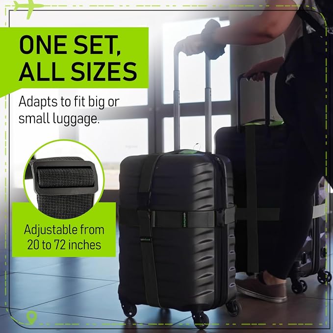 Untethered Luggage Straps | TSA-Approved Suitcase Belts - Image 6