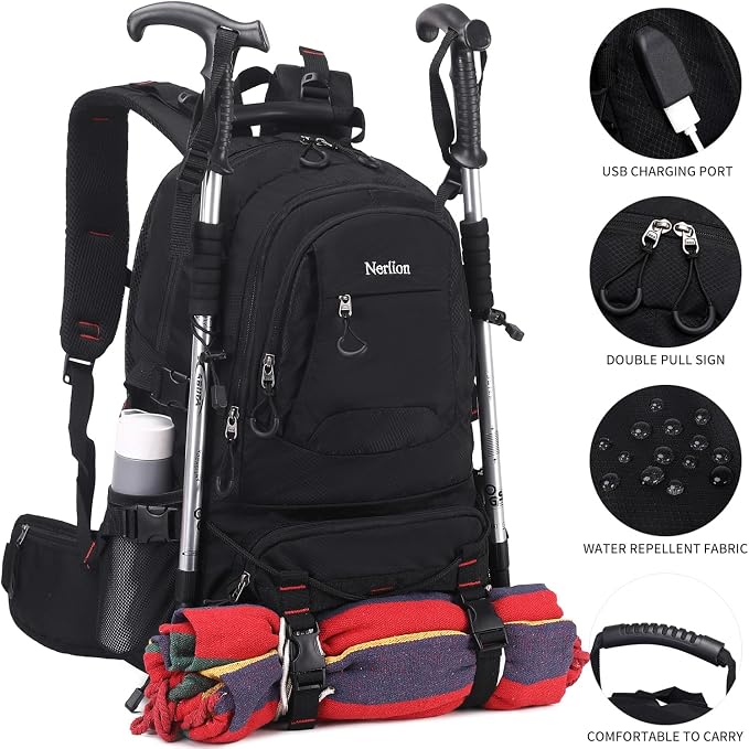 Nerlion 40L Hiking Backpack Travel Backpack - Image 2