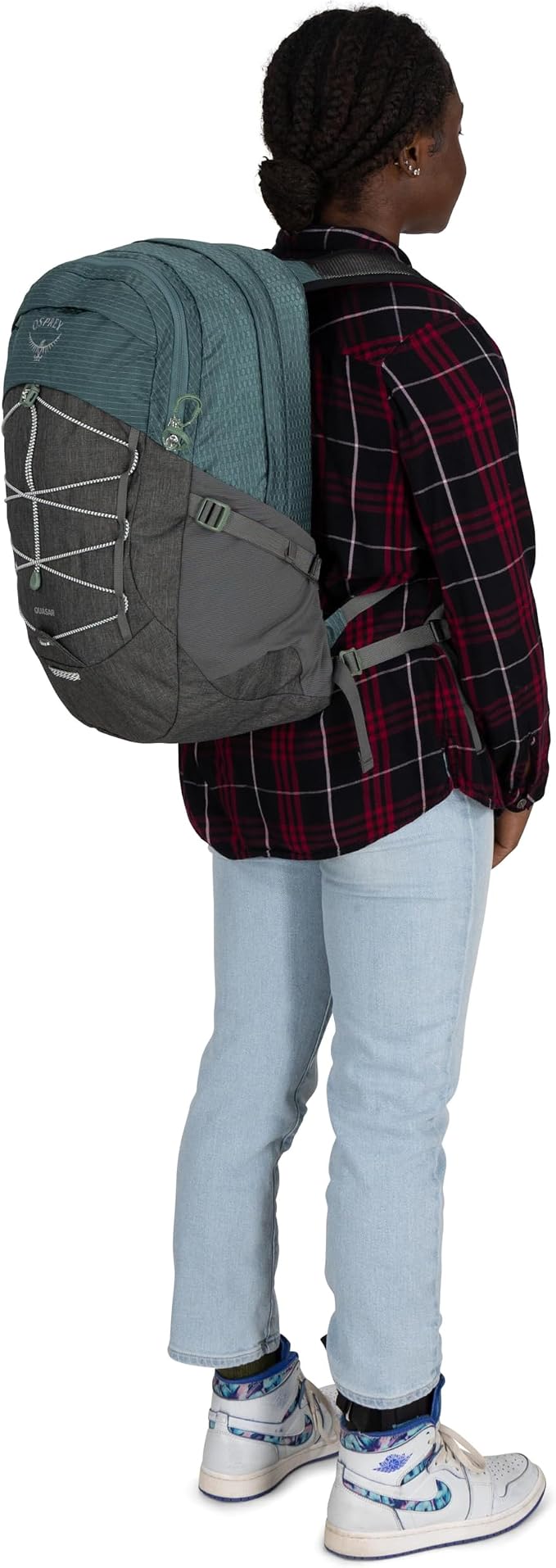 Osprey Quasar 26L Commuter Backpack, Cascade Blue/Coal Grey Heather - Image 13