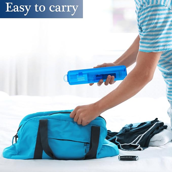 Toothbrush Travel Case 2 Pack, 7.87 x 1.85 x 1.18” - Image 7