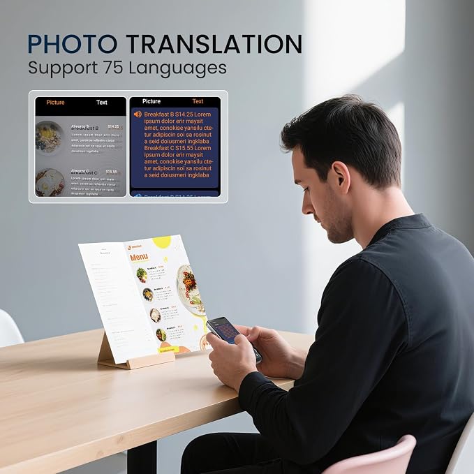Language Translator Device, 5.5" High-end Upgraded Ai Translator No WiFi Needed - Image 4