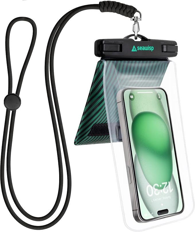 Universal Waterproof Phone Pouch IPX8 Dry Bag by Seawisp