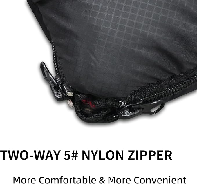 Polycotton Sleeping Bag for Adult&Kids, Cold&Warm Weather Large - Image 4