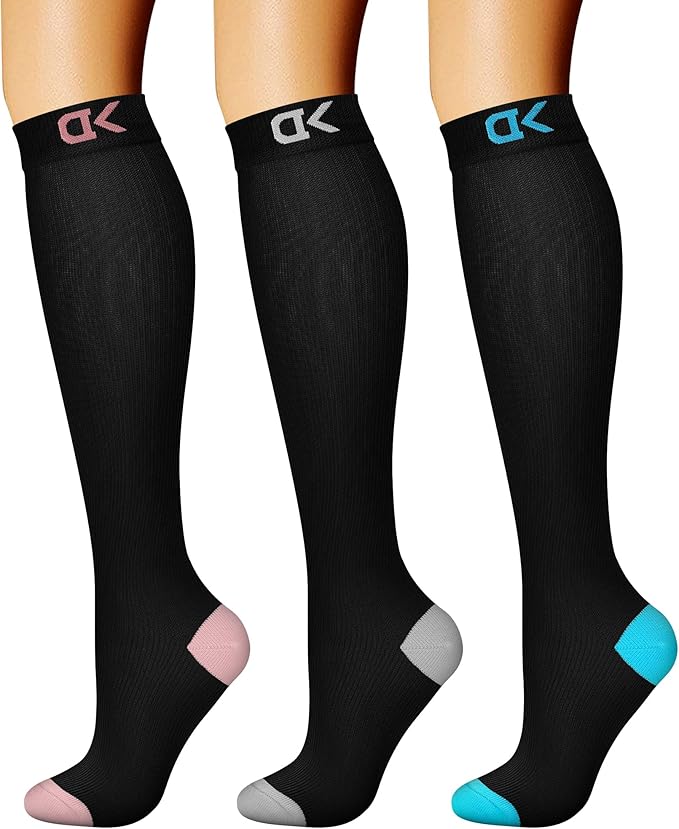 CHARMKING Compression Socks for Women & Men Circulation 15-20 mmHg is Best by CHARMKING