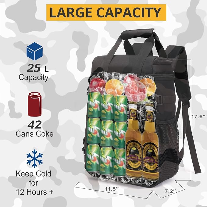 Tactical Backpack Cooler, Lunch Backpack - Image 5