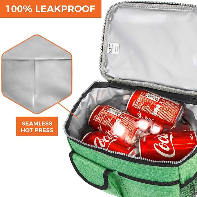 opux Lunch Box for Men, Adult Lunch Box Cooler, Insulated Lunch Bag Women - Image 5
