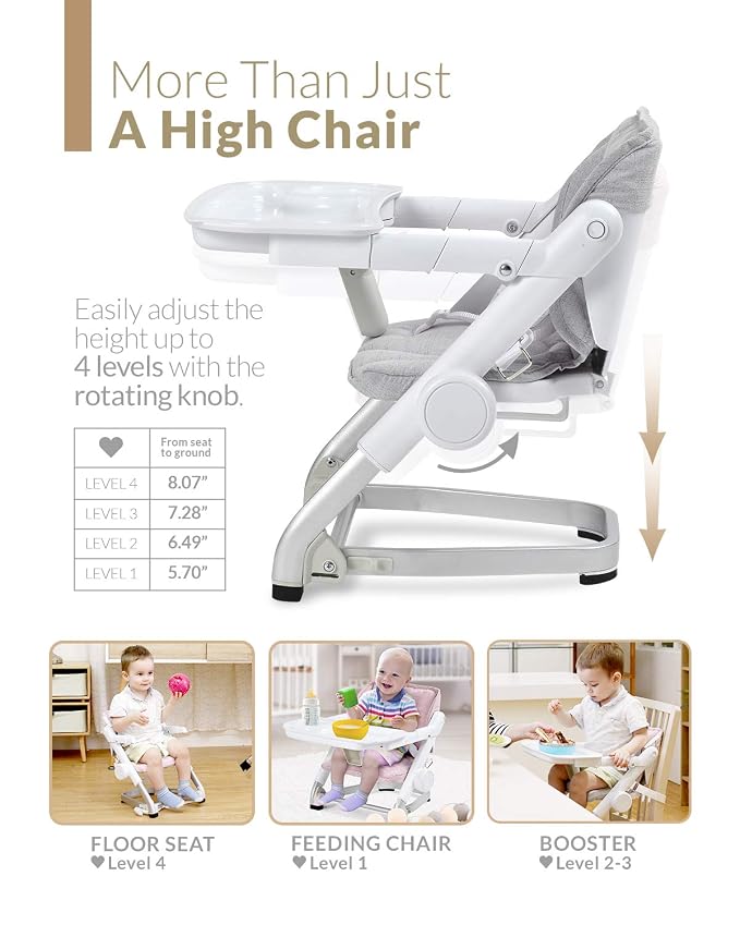 Feed Me 3-in-1 Travel High Chair Booster Seat - Image 3