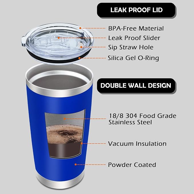 20oz Tumbler Bulk Stainless Steel Tumblers - Image 3