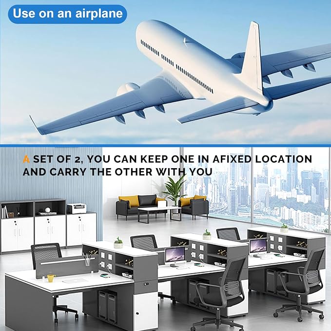 Airplane Foot Hammock, Adjustable Portable Foot Hammock - Image 4