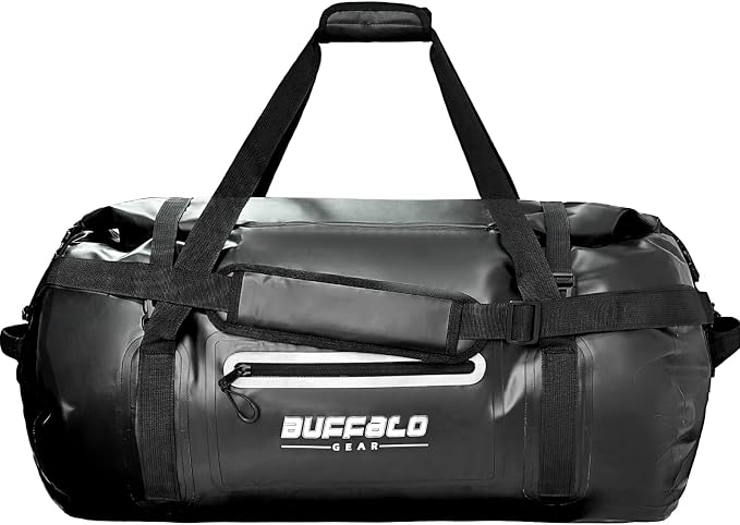 Buffalo Gear Waterproof Duffle Bag 40L 60L 80L Roll-top Dry Bag Heavy Duty by BuffaloGear
