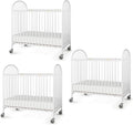 Foundations Pinnacle Metal Compact Folding Crib 3 Pack by FoundationsChildrensProducts