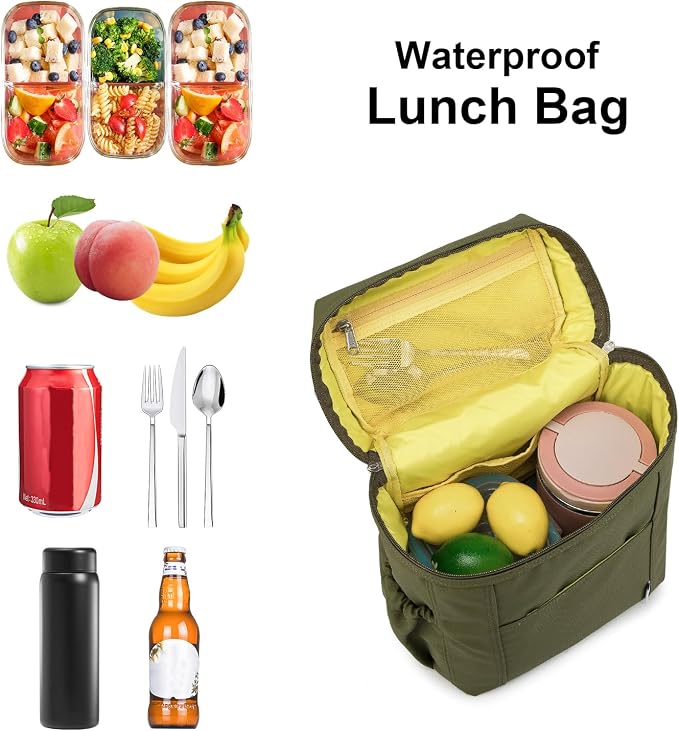 NOL Natural Organic Lifestyle Insulated Lunch Bags - Image 5