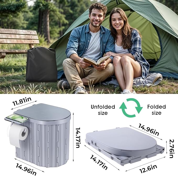 Sckee Camping Toilet, Portable Toilet - Image 4