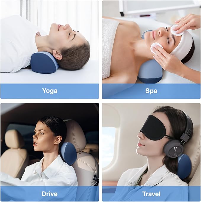 Neck Cervical Pillow Cervical Traction Device Lumbar Support Memory Foam Roll - Image 6