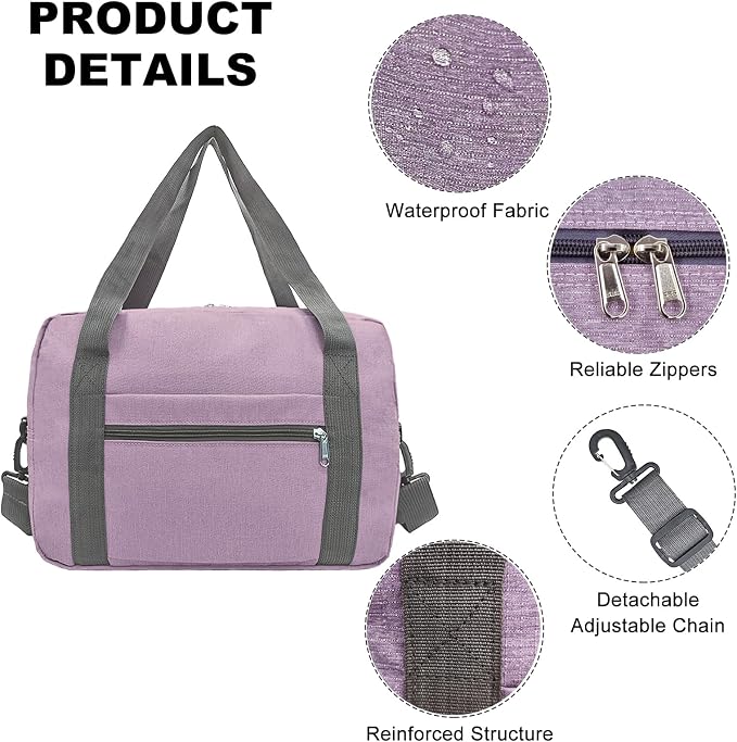 For Spirit Airlines Personal Item Bag 18x14x8 in Underseat Carry-on Luggage - Image 2