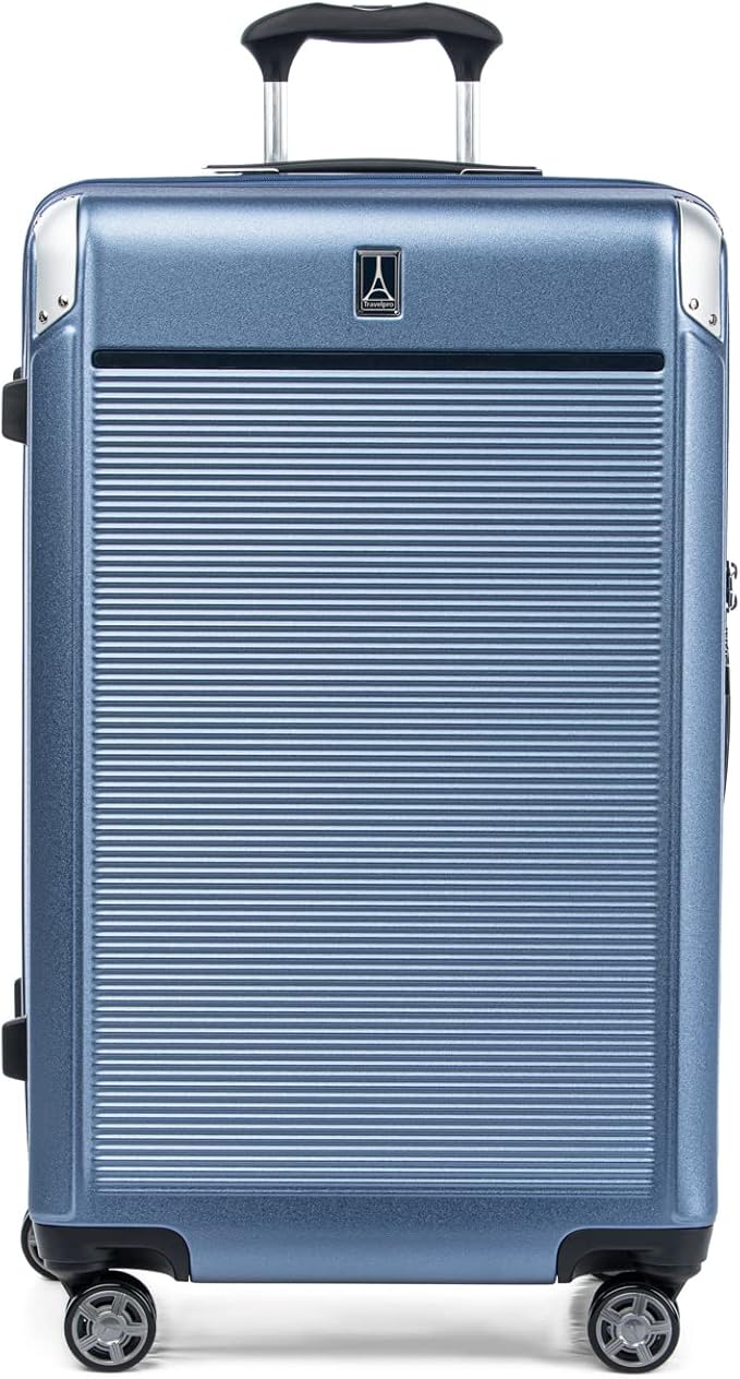 Travelpro Platinum Elite Hardside Expandable Checked Luggage, 8 Wheel Spinner by Travelpro