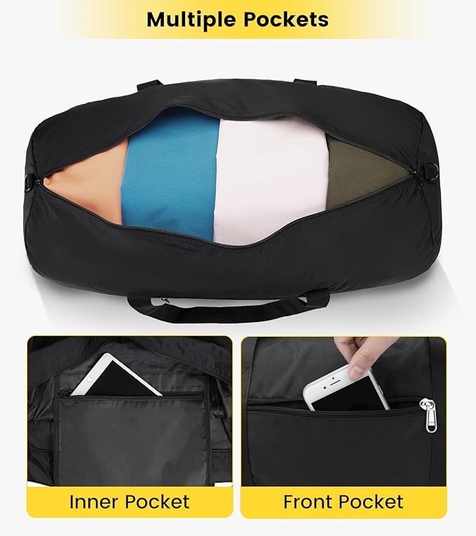 Vorspack Duffel Bag 20-24-28 Inches Foldable Gym Bag - Image 3