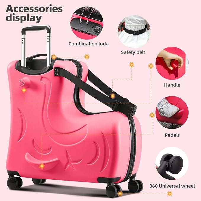 Travel Gear: Premium Toddler Ride-On Luggage - Image 4