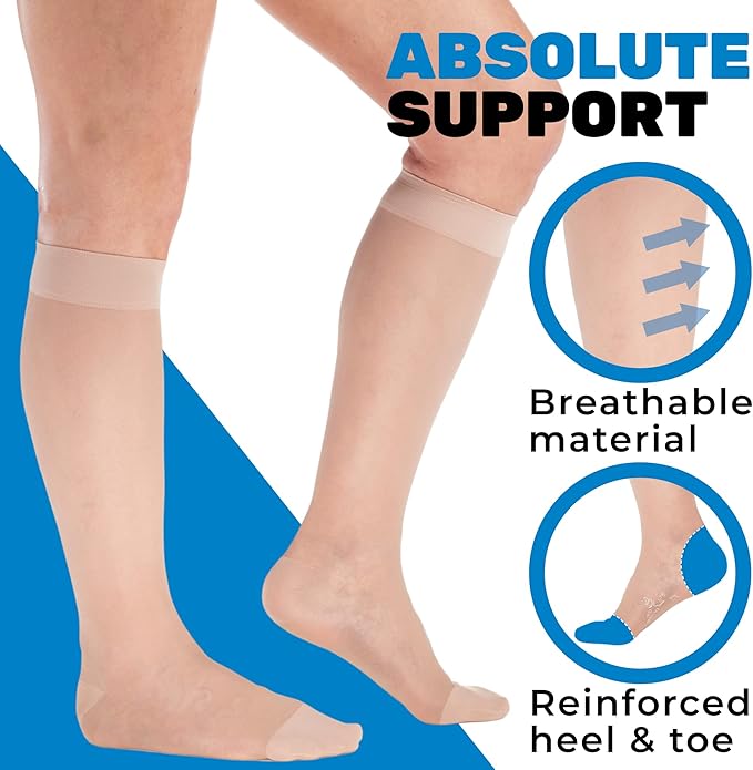 Made in USA - Sheer Compression Stockings - Image 4
