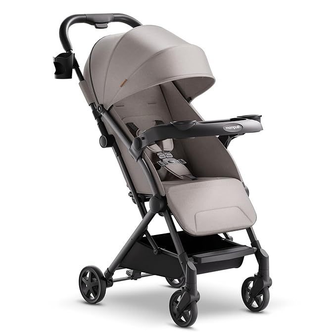 Mompush Lithe V2 Lightweight Travel Stroller, Compact Foldable Baby Stroller by mompush