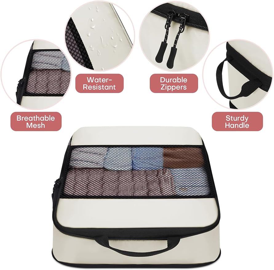 6 PCS Set Compression Packing Cubes - Image 4