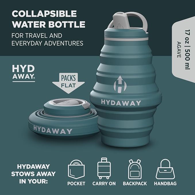 HYDAWAY 17oz Collapsible Water Bottle - Image 2