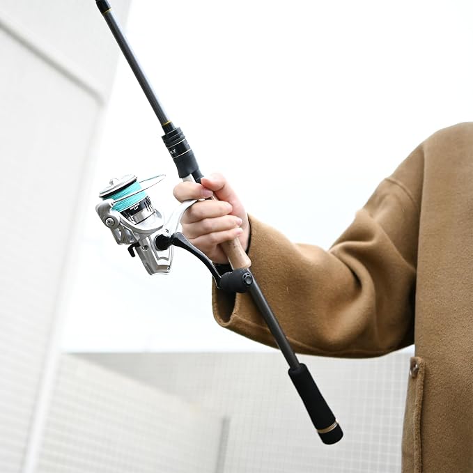Travel Fishing Pole Combo， 4 Piece Carbon Fiber Spinning Rod Spinning Reel 7ft - Image 6