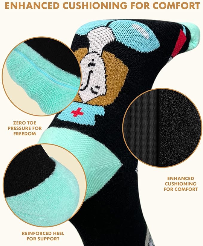 Thick Soft Cotton Compression Socks - Image 3