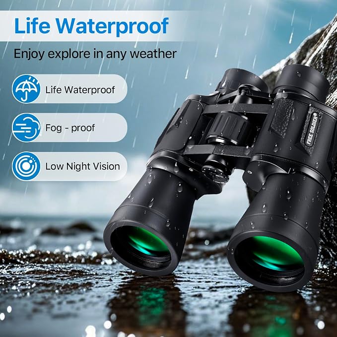 20x50 High Power Binoculars for Bird Watching 28mm Large Eyepiece Life - Image 4