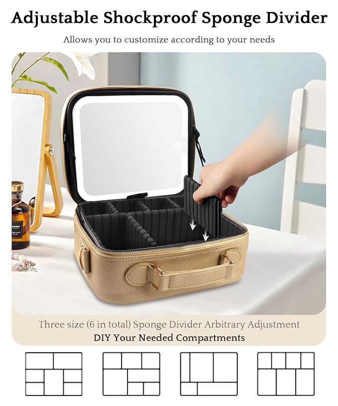 MOMIRA Travel Makeup Bag Cosmetic Bag - Image 6