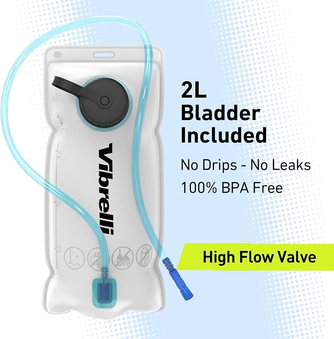 Vibrelli Hydration Backpack & 2L Hydration Bladder - Image 4