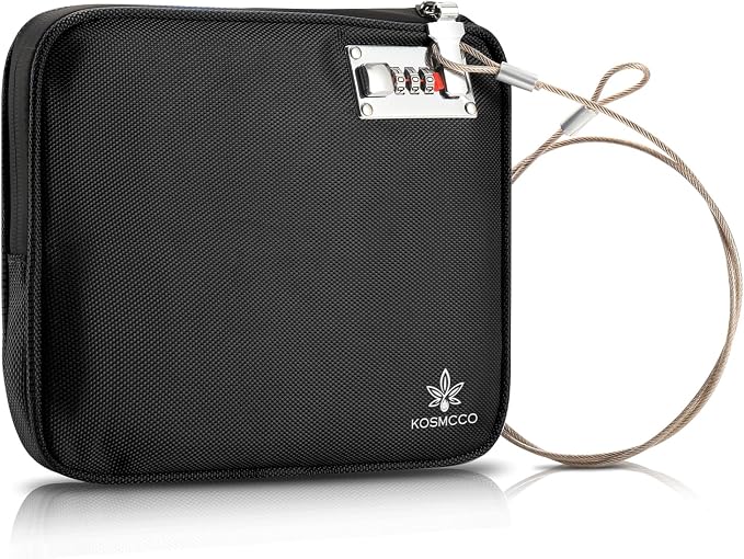 Anti-Theft Locking Beach Bag, 9x7.5-inch Portable Beach Safe by KosmccoCo