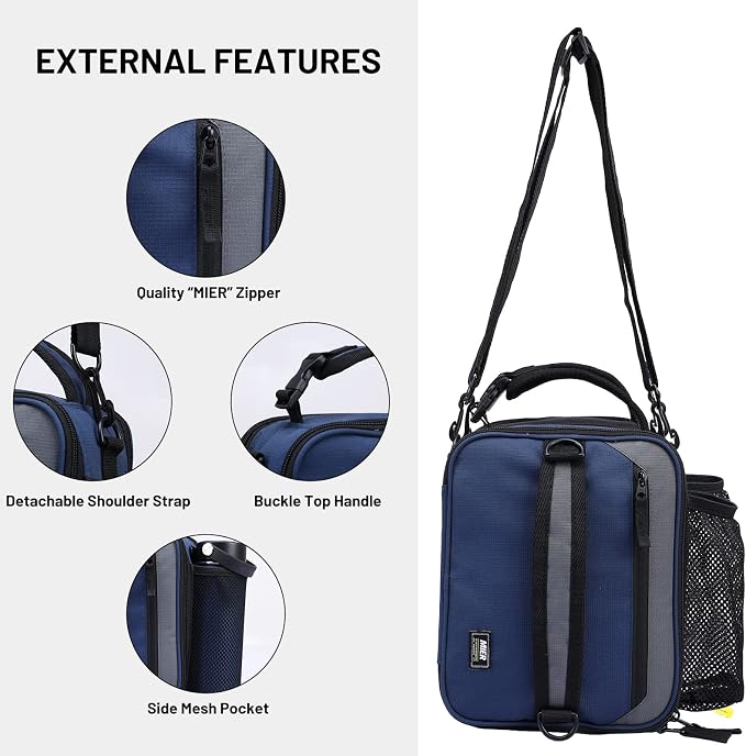 MIER Expandable Lunch Bag Insulated Lunch Box - Image 6