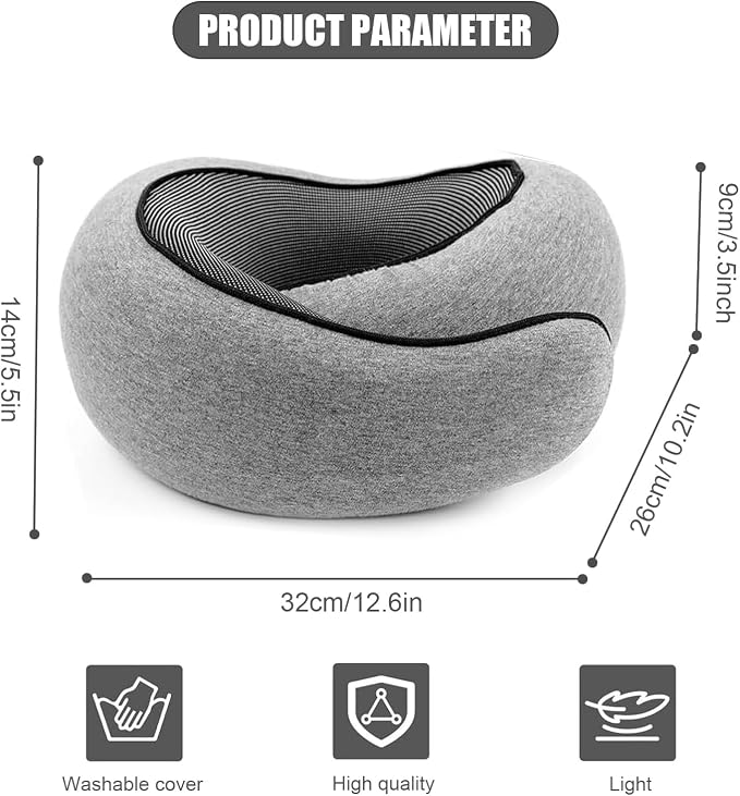 RURING Travel Pillows for Airplanes, Travel Neck Pillow Travel Pillow, Neck - Image 8
