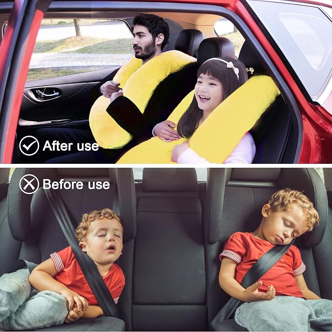 Travel Pillow, Travel Pillow for Kids, Sleeper Hold Pillow Travel, Removable - Image 2